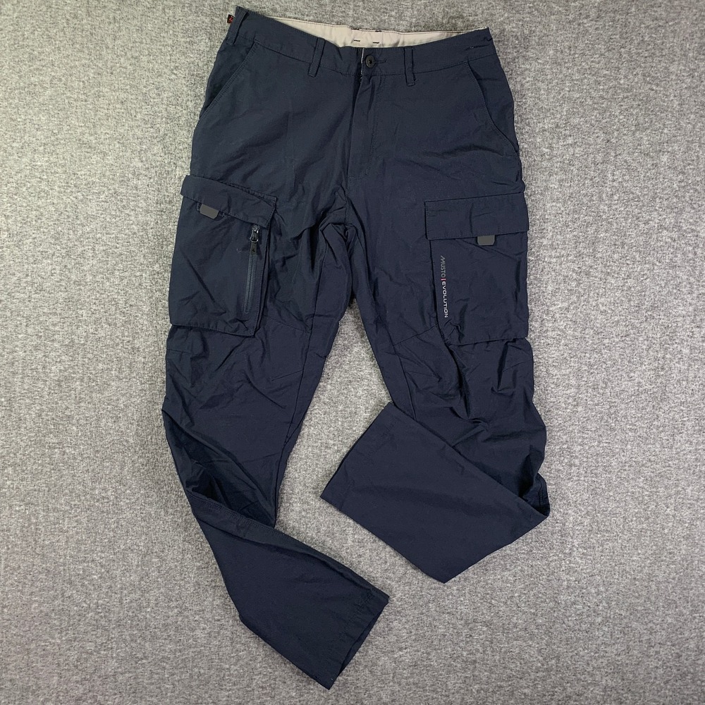 Musto Evolution Pants Men 30x32 Navy Blue Performance Outdoor Hiking A1